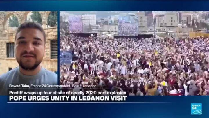 Pope Leo XIV urges unity on day two of Lebanon visit