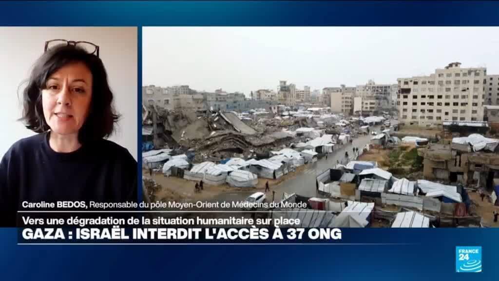 Gaza : Israël interdit l'accès à 37 ONG, la situation humanitaire sur place se dégrade