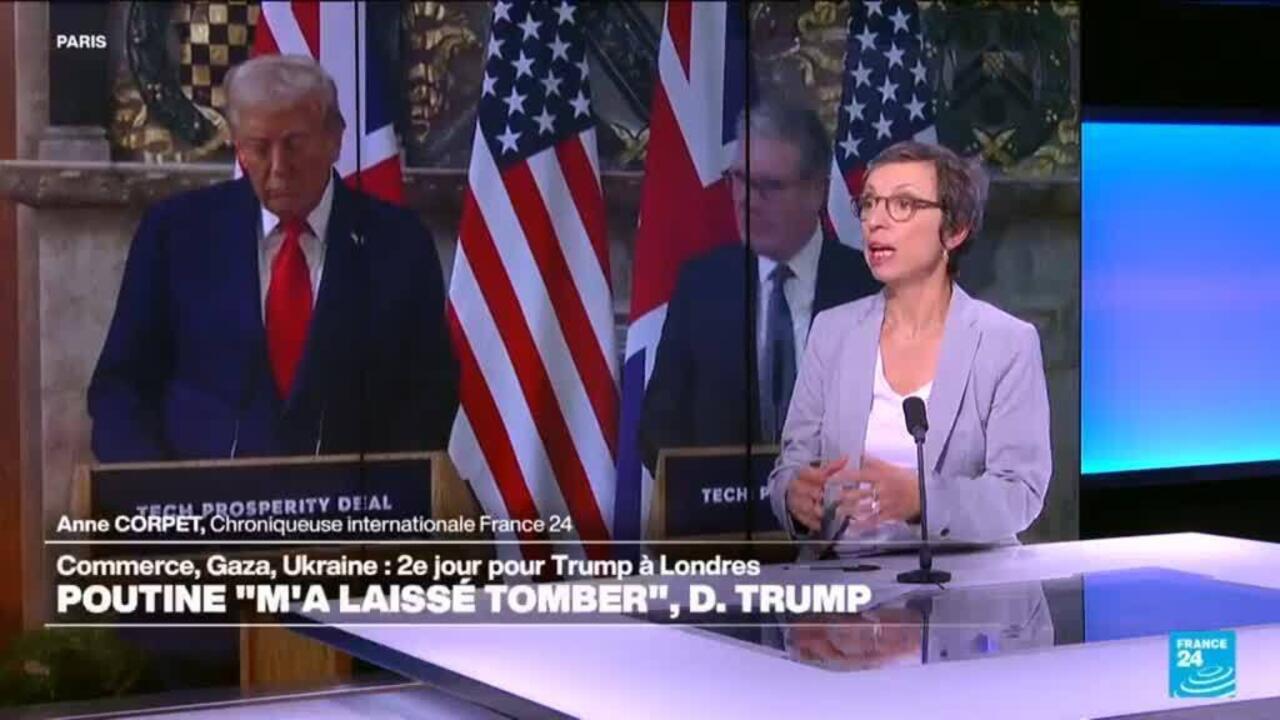 Donald Trump dit que Vladimir Poutine l'a "vraiment laissé tomber"