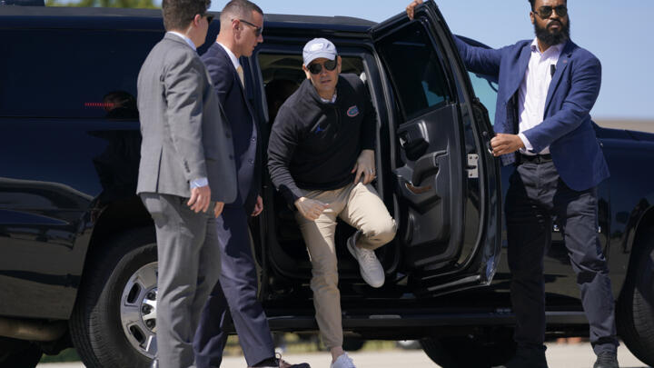 US Secretary of State Marco Rubio arrives at an airbase in Maryland before taking off for Israel, on September 13, 2025.