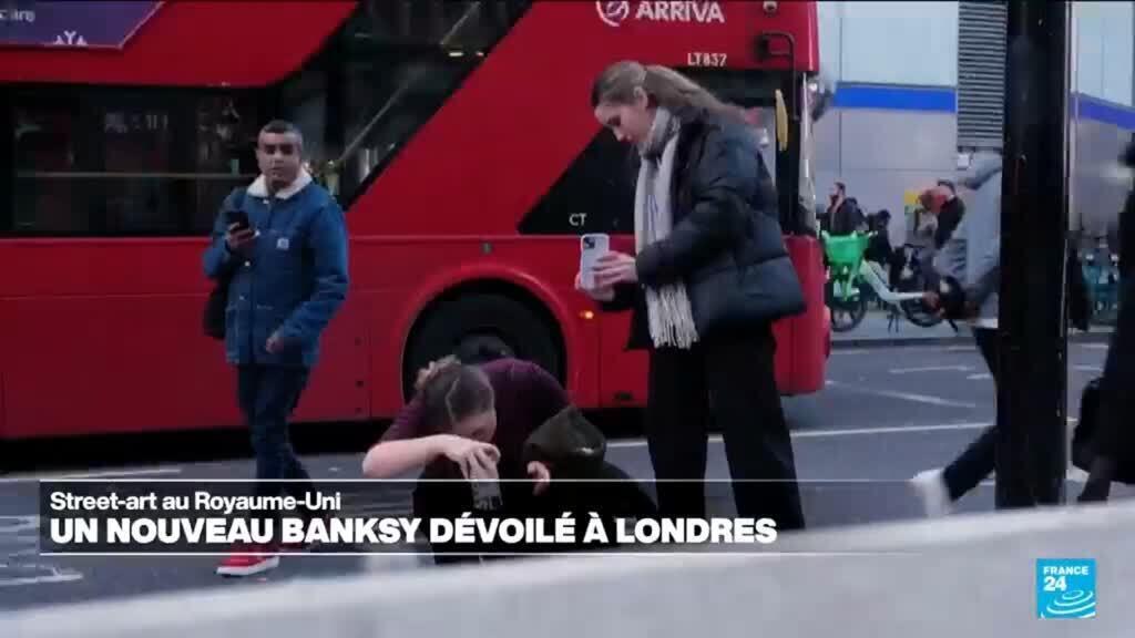 Royaume-Uni : un nouveau street-art signé Banksy dévoilé à Londres
