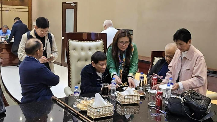 A file photo of former Philippines president Rodrigo Duterte.