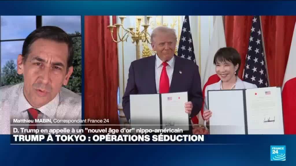 Trump à Tokyo : un "nouvel âge d'or" nippo-américain