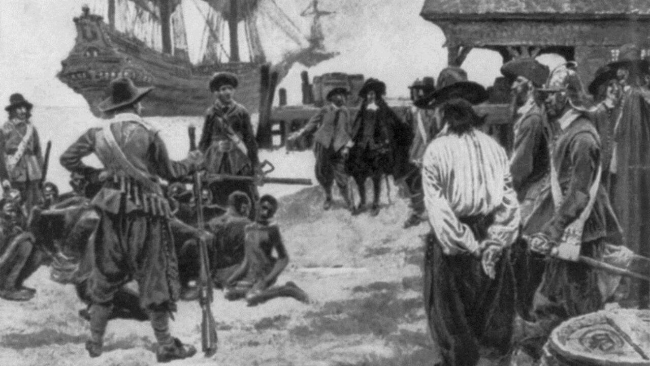 Il y a 400 ans, les premiers esclaves africains arrivaient en Virginie aux ÉtatsUnis Il y a 400 ans, les premiers esclaves africains arrivaient en Virginie aux ÉtatsUnis