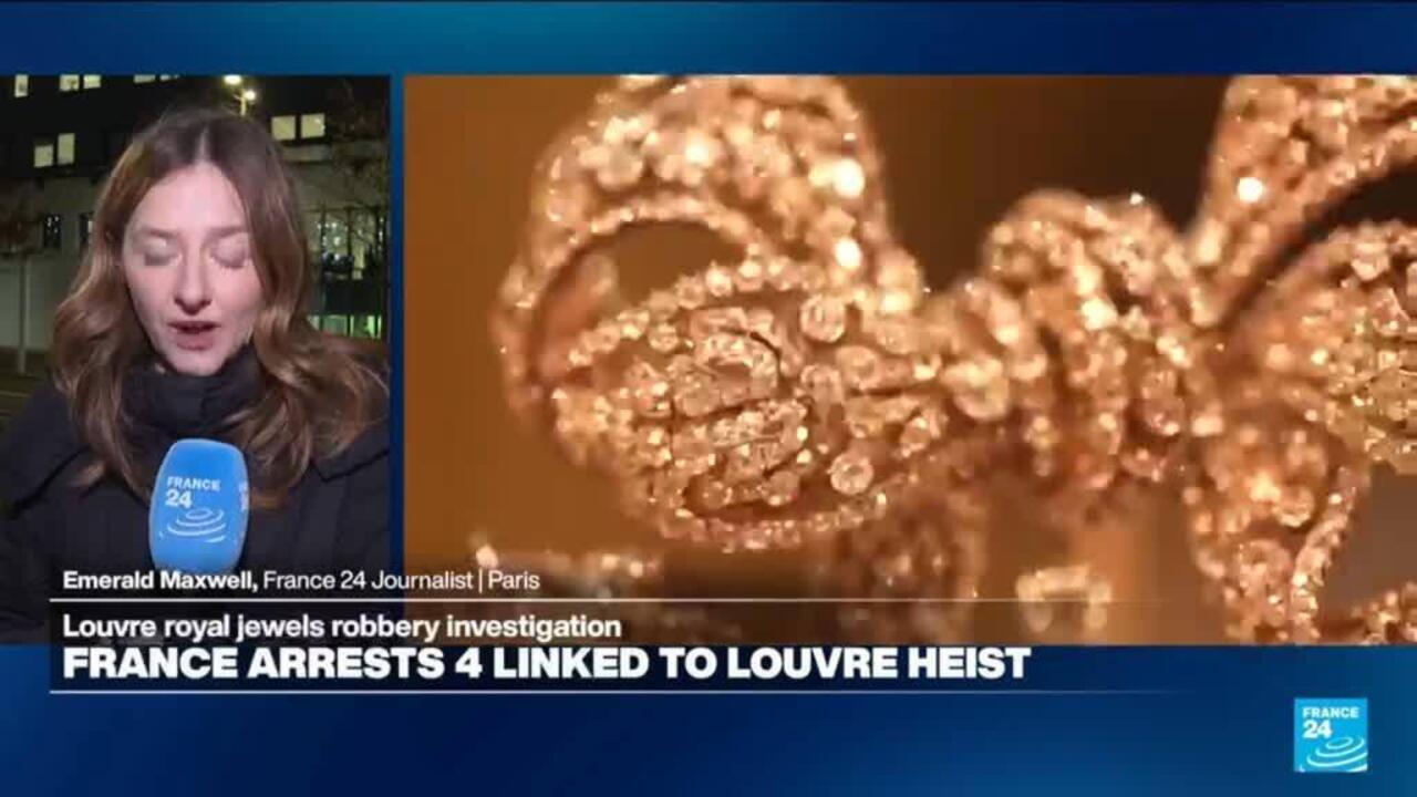 Four more arrested in €88 million Louvre jewel heist, Paris prosecutor says