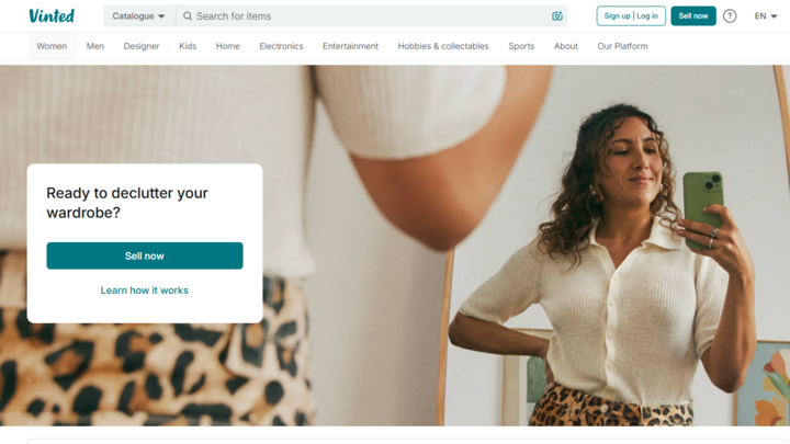 Second-hand clothes marketplace Vinted investigated for failingto prevent minors accessing adult content.