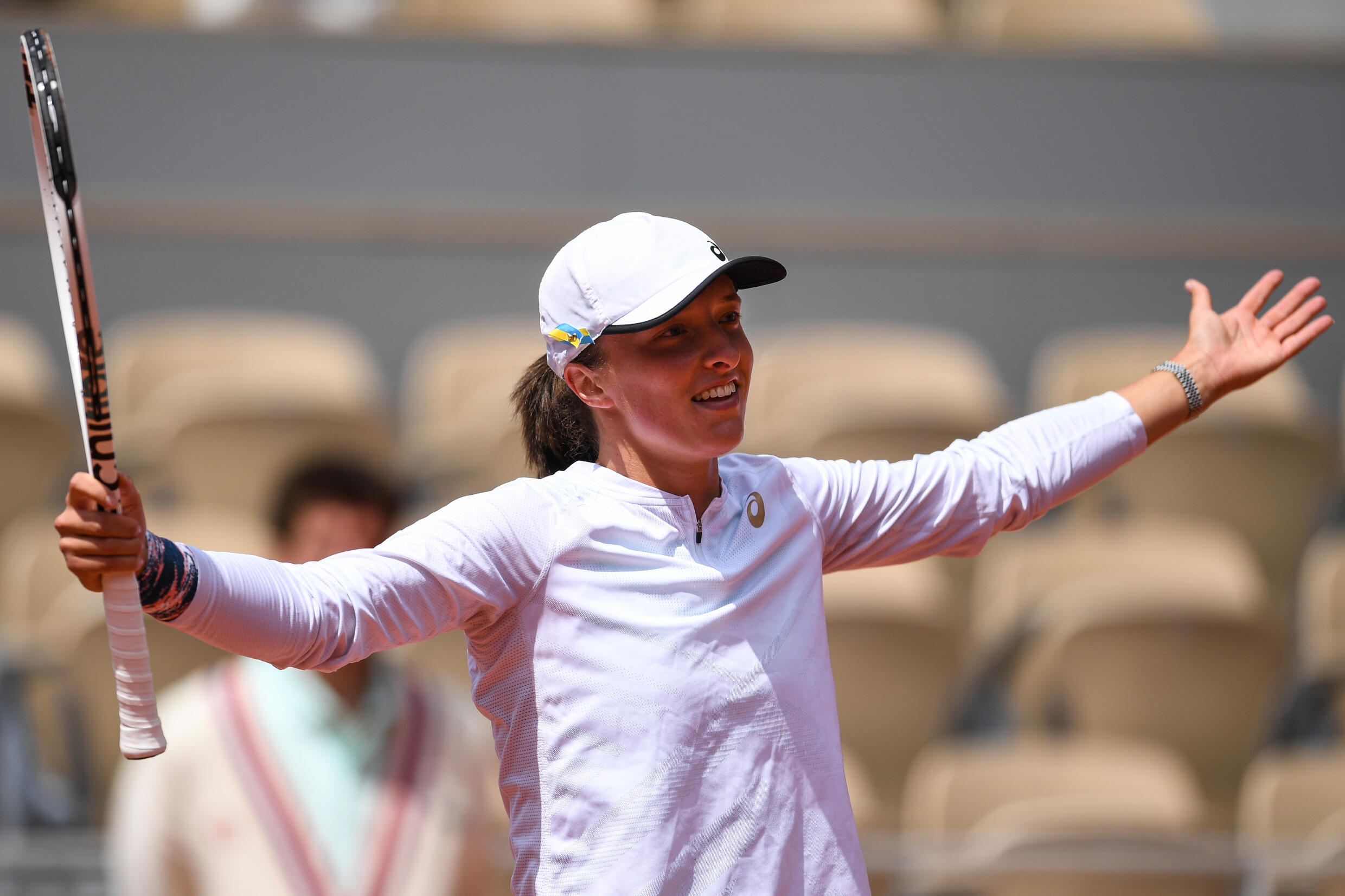 Avec manches : Iga Swiatek