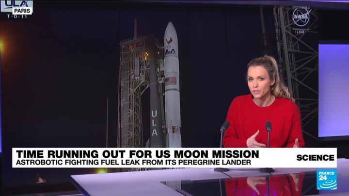 Private US Moon mission suffering fuel leak from lander