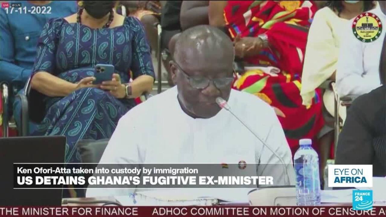 US detains Ghana's fugitive former finance minister