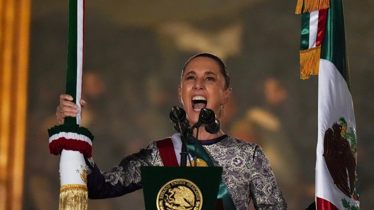 En imágenes: Claudia Sheinbaum, la primera mexicana en gritar la independencia