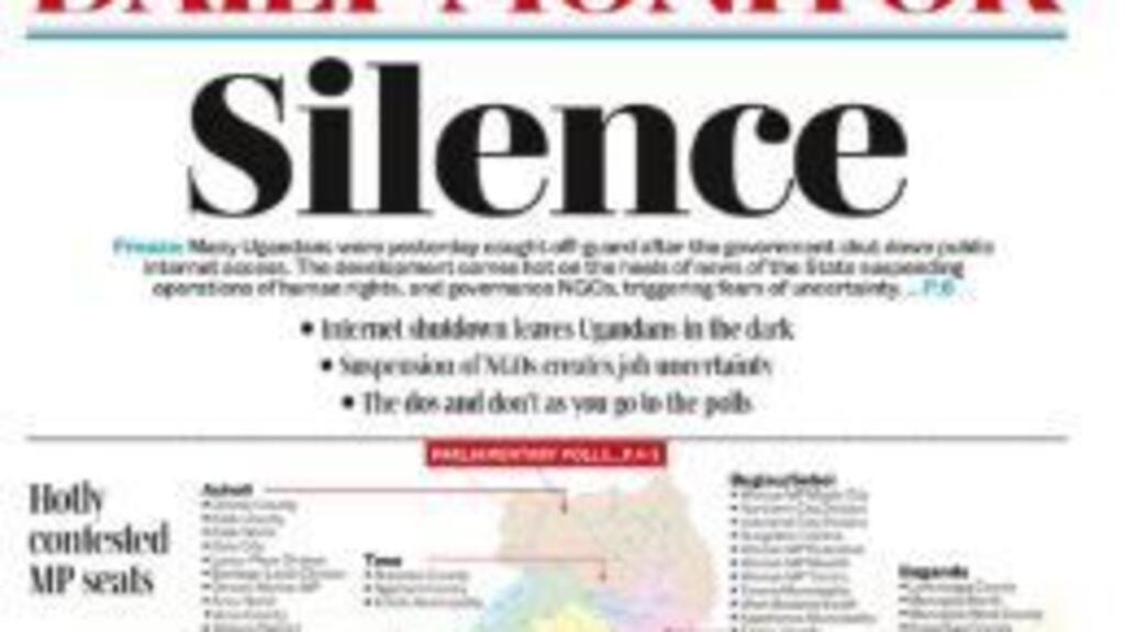 Elections en Ouganda: "Silence"