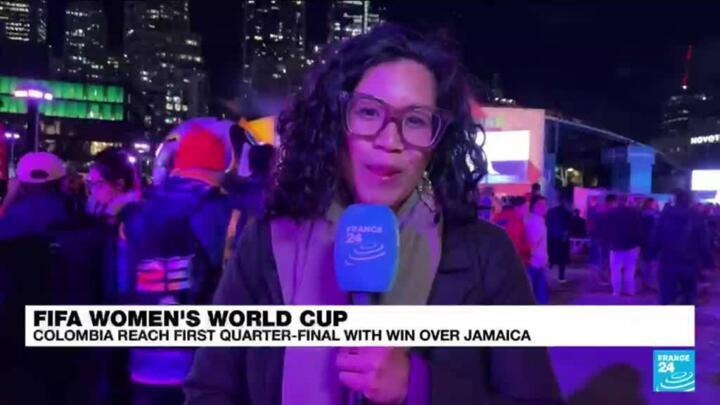 Usme leads Colombia to a 1-0 win over Jamaica and a spot in the Women's World Cup quarterfinals