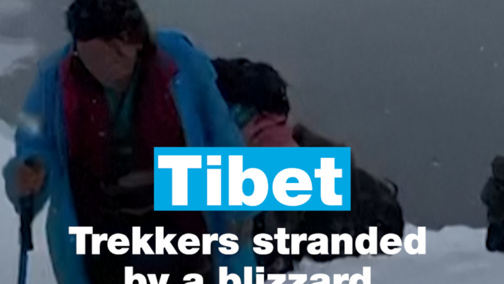 🏔️ Hundreds of trekkers escape from blizzard-struck Everest in Tibet