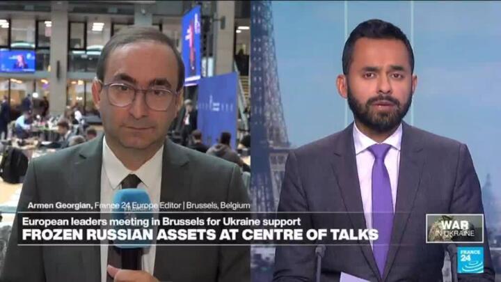 European leaders are meeting in Brussels to discuss about Ukraine support