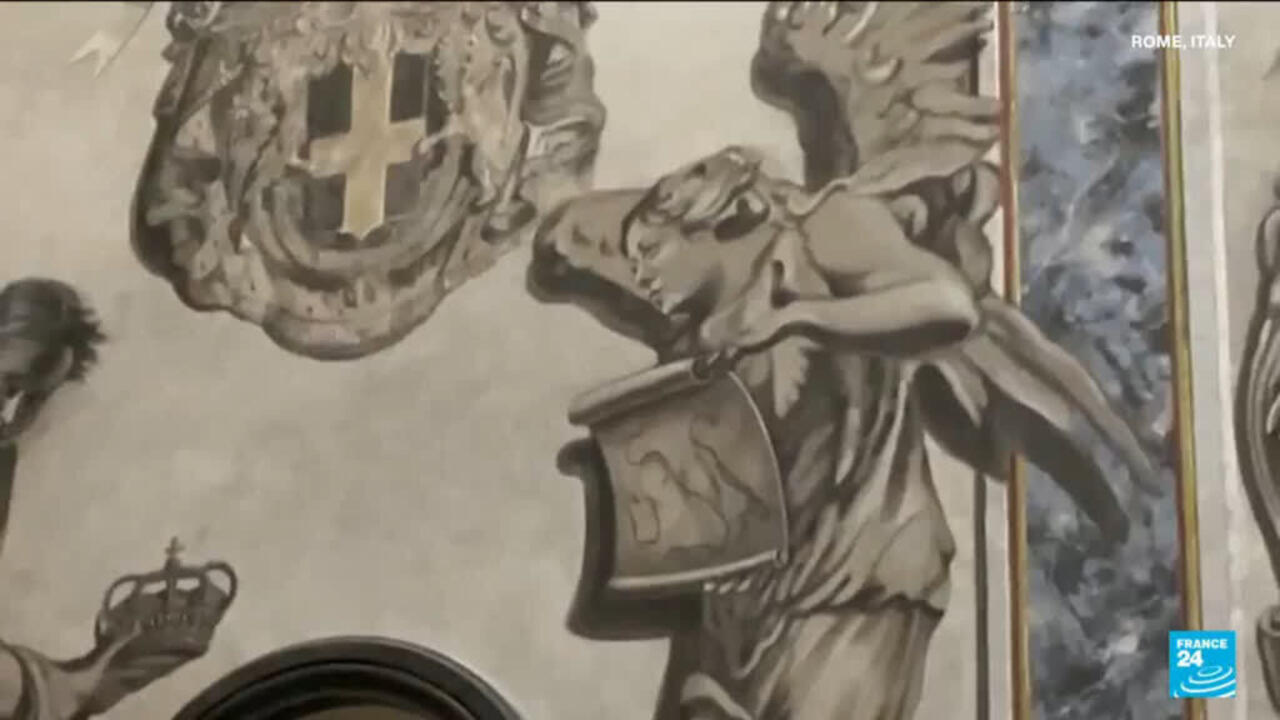 Angel resembling Italy's PM Meloni painted over after ouctry