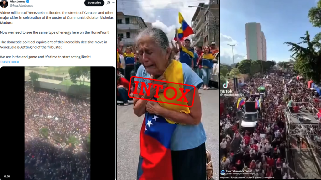 Venezuela : le vrai du faux sur les images de manifestation à Caracas
