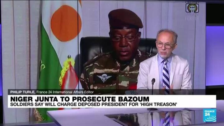 Niger regime vows to prosecute ousted president for 'high treason'