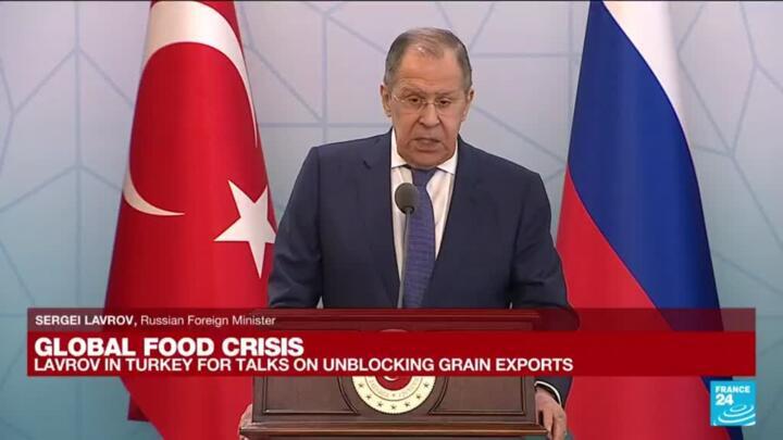 REPLAY: Lavrov holds press conference in Turkey for talks on unblocking grain exports