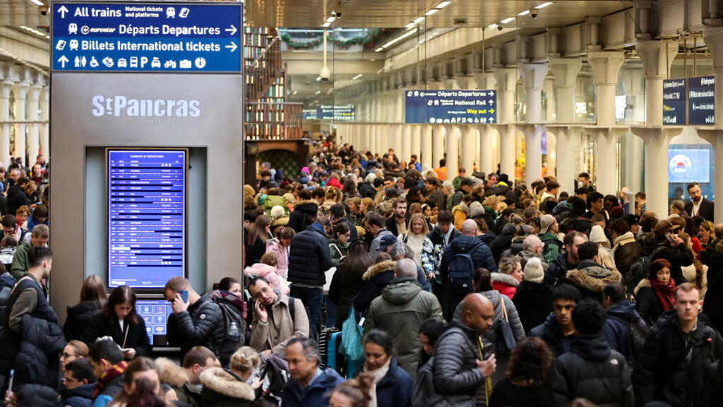 إلغاء جميع رحلات قطارات "يوروستار" بسبب فيضانات في سكك حديد جنوب إنكلترا