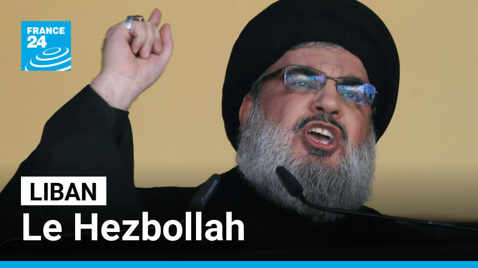 En esta foto de archivo del 24 de octubre de 2015, el líder de Hezbolá, el jeque Hassan Nasrallah, se dirige a una multitud durante el día sagrado de Ashoura, en un suburbio del sur de Beirut, Líbano.