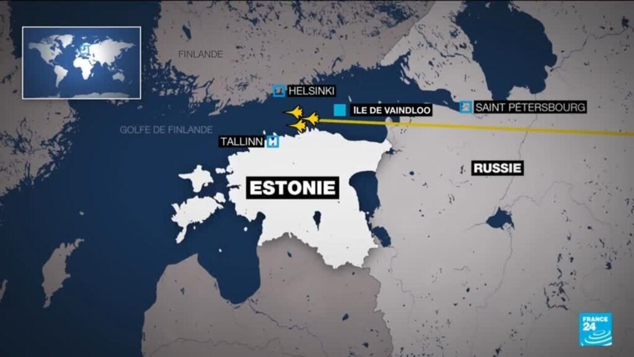 Avions de chasse russes en Estonie qui demande à l'Otan des consultations