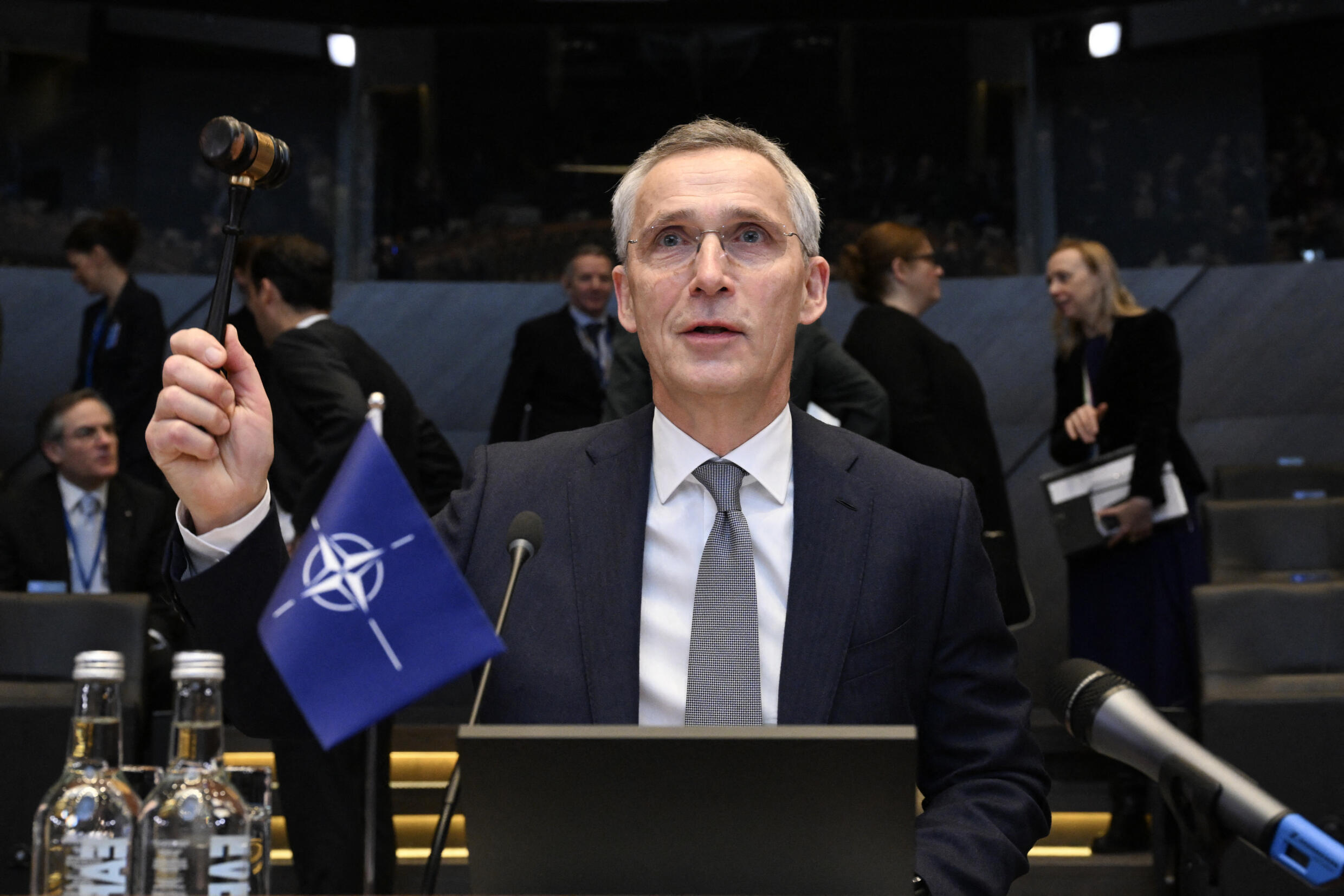 Mark Rutte, primer ministro de Países Bajos, se encamina hacia la