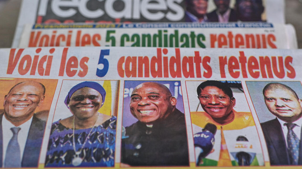 Présidentielle en Côte d’Ivoire : qui sont les cinq candidats en lice pour le scrutin d’octobre ?