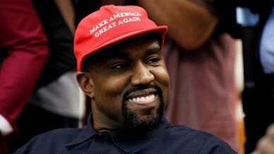 Φωτογραφία αρχείου: Ο ράπερ Kanye West στον Λευκό Οίκο στην Ουάσιγκτον, ΗΠΑ, 11 Οκτωβρίου 2018.