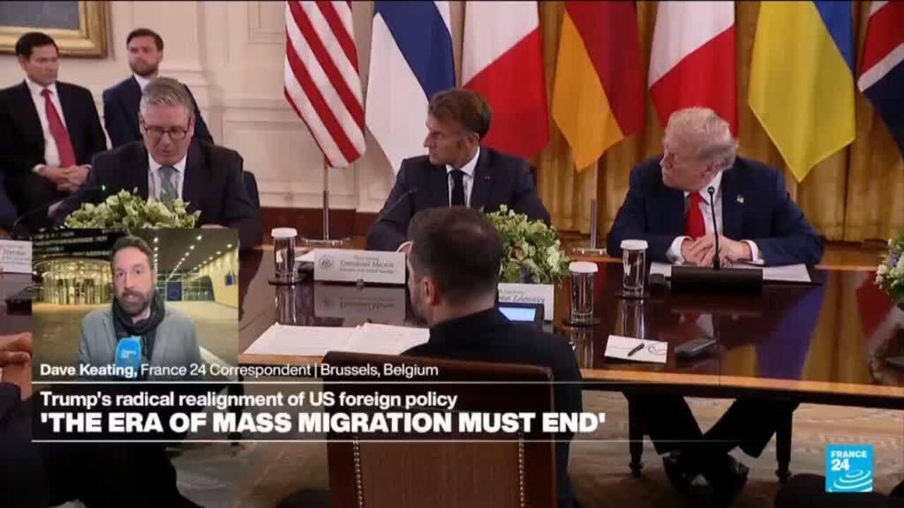 De EU-leider waarschuwt voor Amerikaanse inmenging in Europese aangelegenheden, terwijl Rusland de veiligheidsvisie van Trump prijst