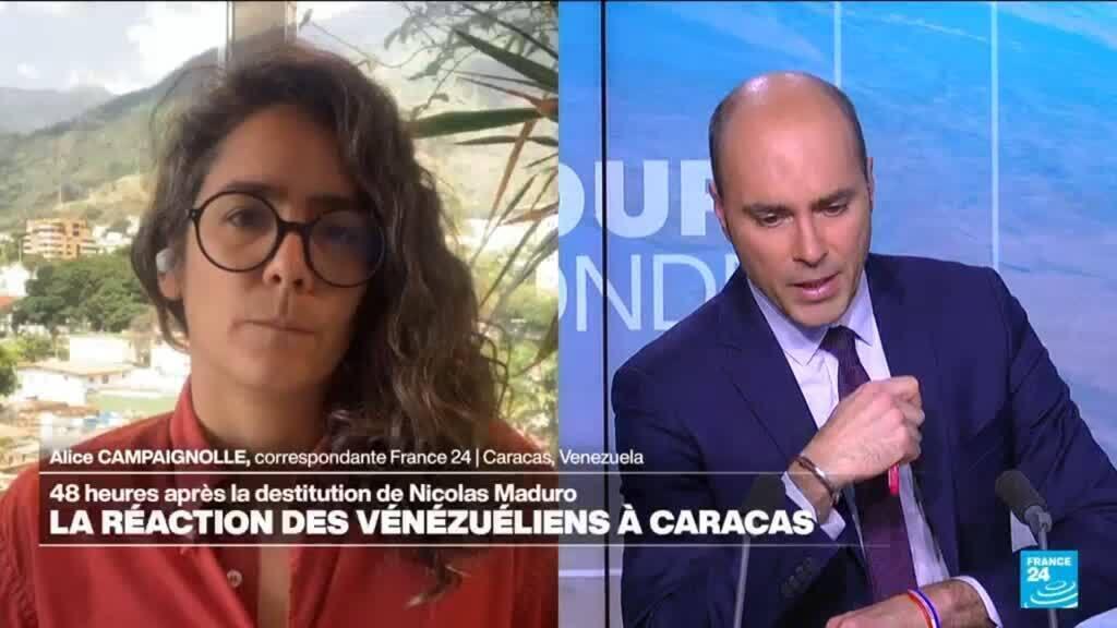 Une activité "quasi-normale" à Caracas, deux jours après la spectaculaire arrestation de Maduro