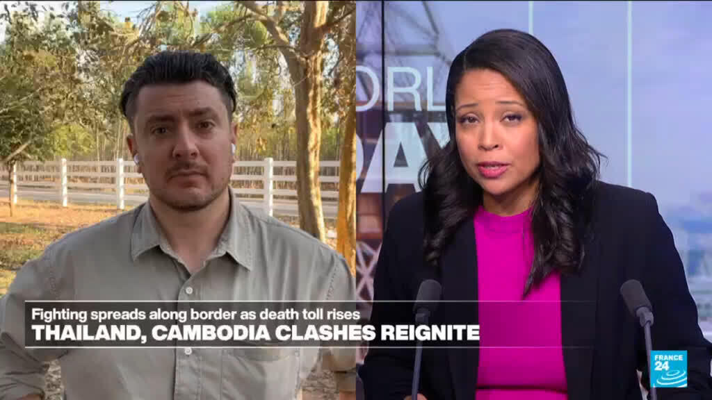 Thailand-Cambodia clashes spread along contested border area