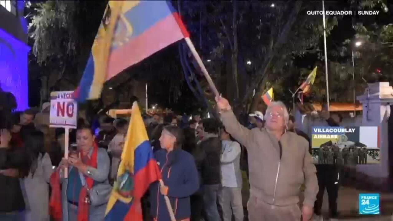 Voters in Ecuador reject return of foreign military bases