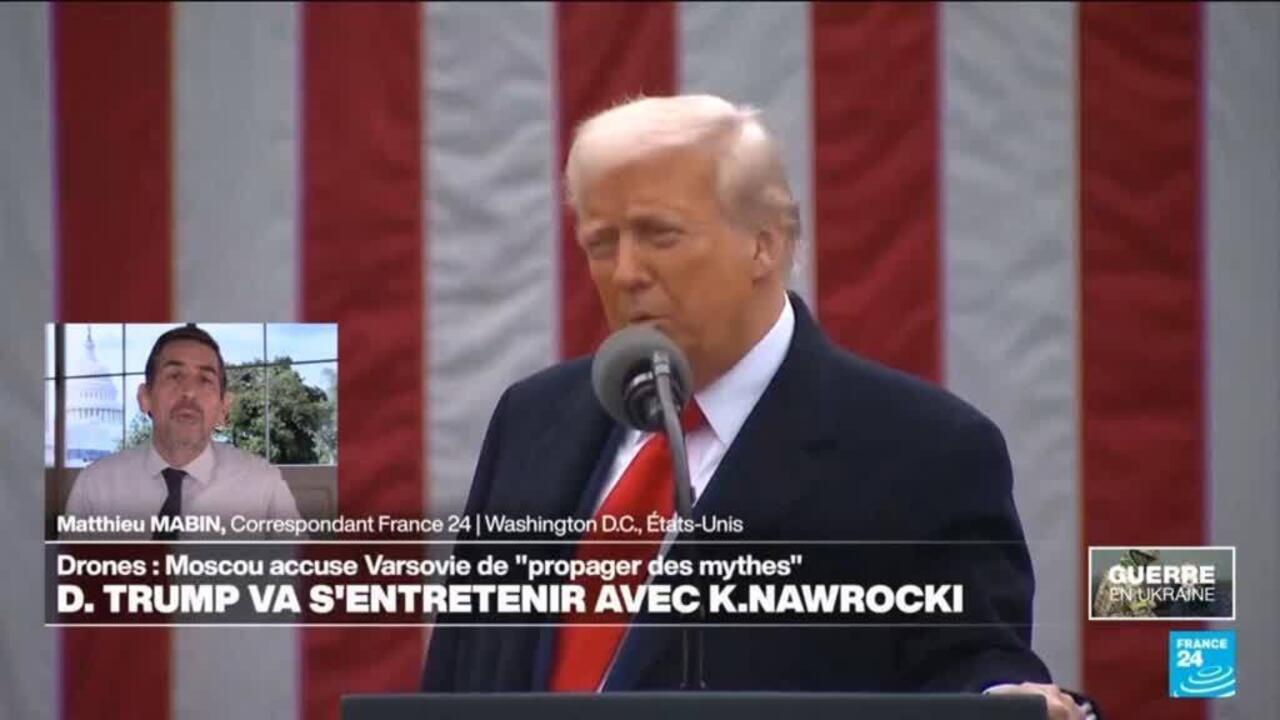 Trump doit s'entretenir avec le président polonais après l'interception de drones russes