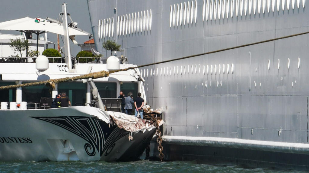 Harbour collision reignites calls to ban cruise ships from Venice