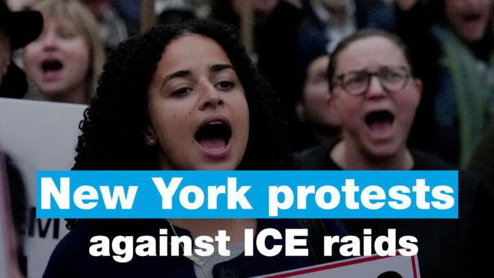 New York protests against ICE raids