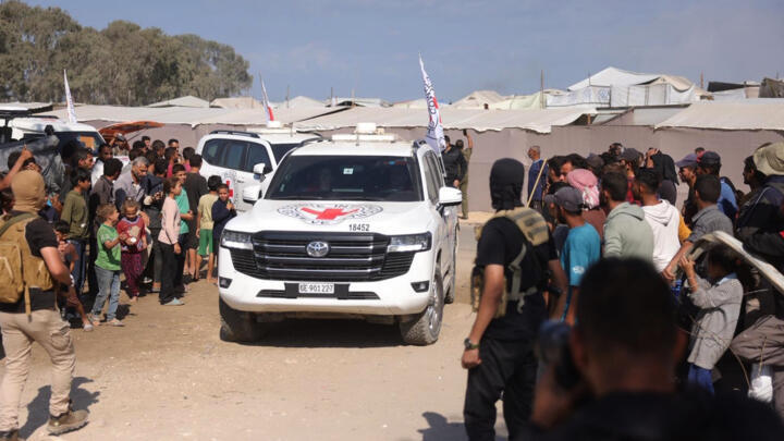 Hamas militants handed over 20 living hostages on October 13, 2025.