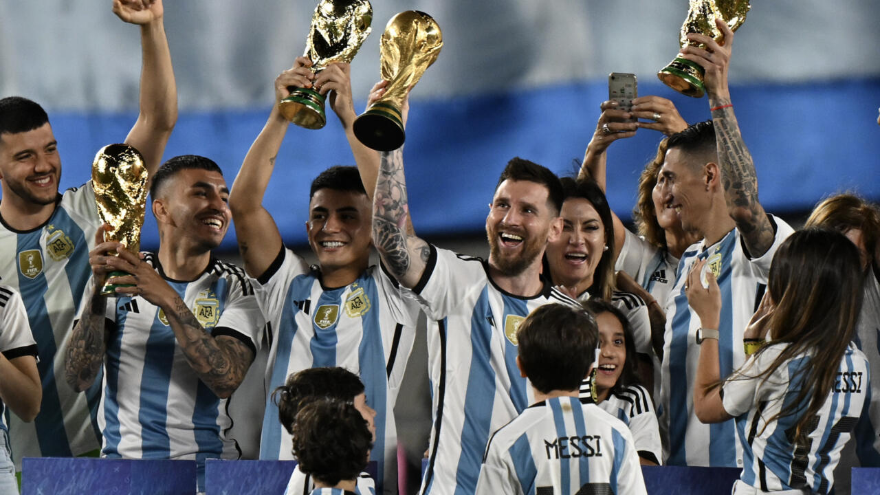 Football: Argentina celebrates its title with emotion and the