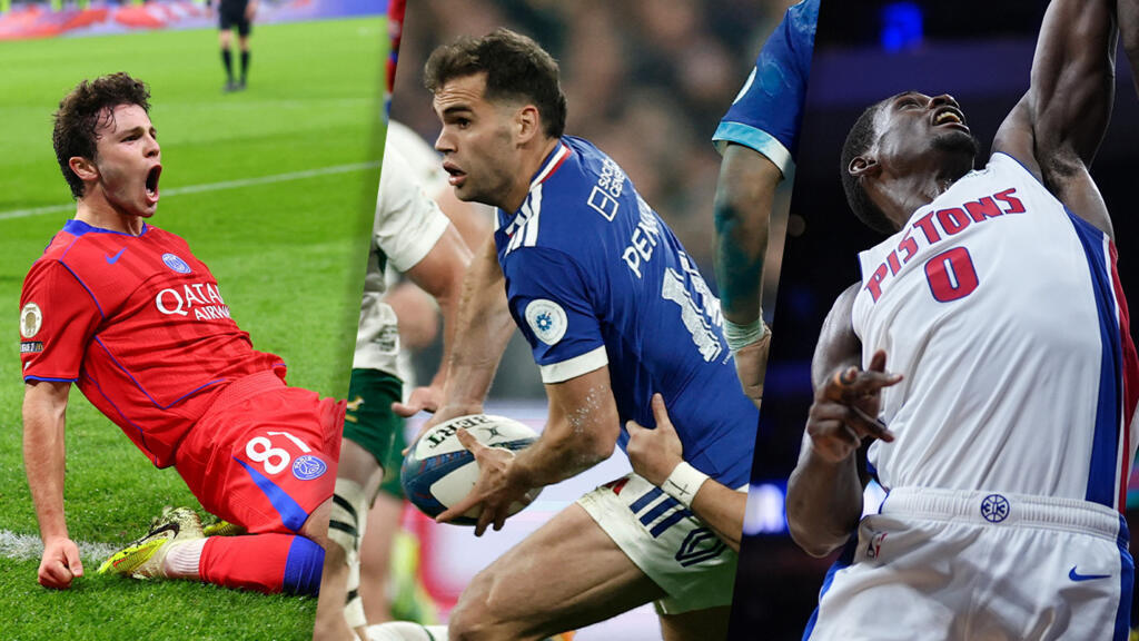 Le PSG se fait peur à Lyon, le record de Penaud, les Pistons impériaux : les infos sport du week-end