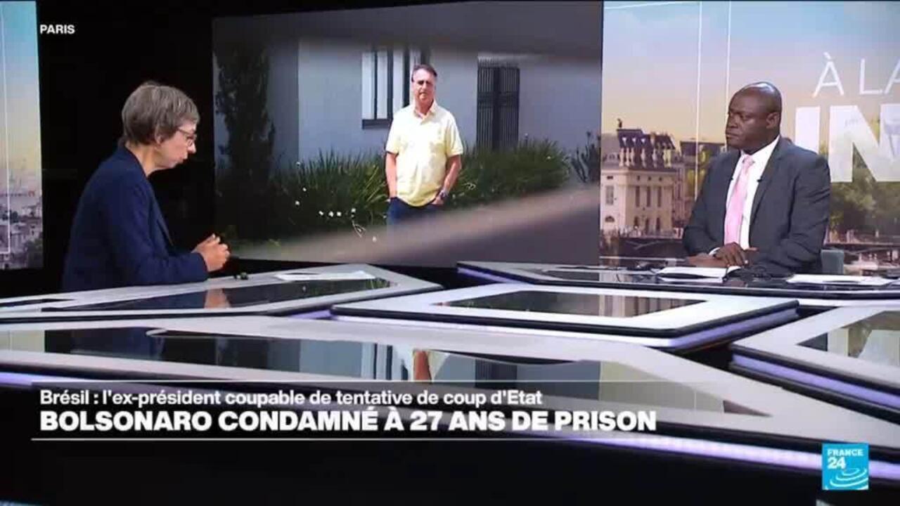 Brésil : Bolsonaro condamné à 27 ans de prison pour tentative de coup d'Etat