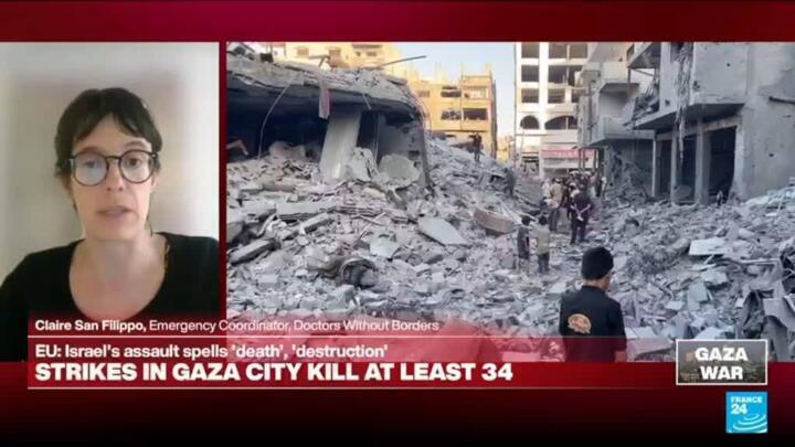 'One million people in Gaza City subjected to relentless bombing by Israeli forces'