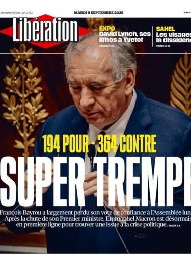 Chute du gouvernement Bayrou