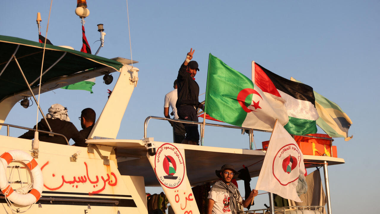 Flotilla rumbo a Gaza entra en “zona de riesgo”; expectativa por respuesta de Hamás al plan de “paz” de Trump