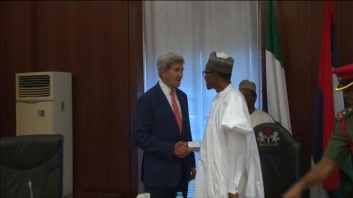 US Secretary of State John Kerry commits to ramping up military assistance to Nigeria