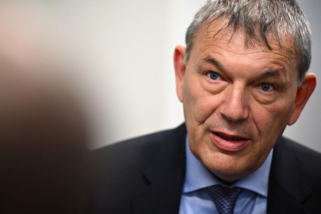 Philippe Lazzarini, commissaire général de l'Unrwa, s'exprime lors d'un entretien avec l'AFP à New York le 24 septembre 2024.