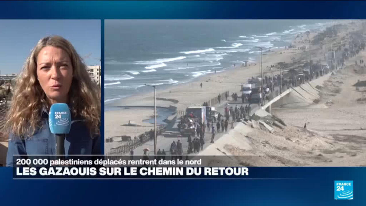 La Défense civile annonce le retour d'environ 200 000 Gazaouis dans le nord