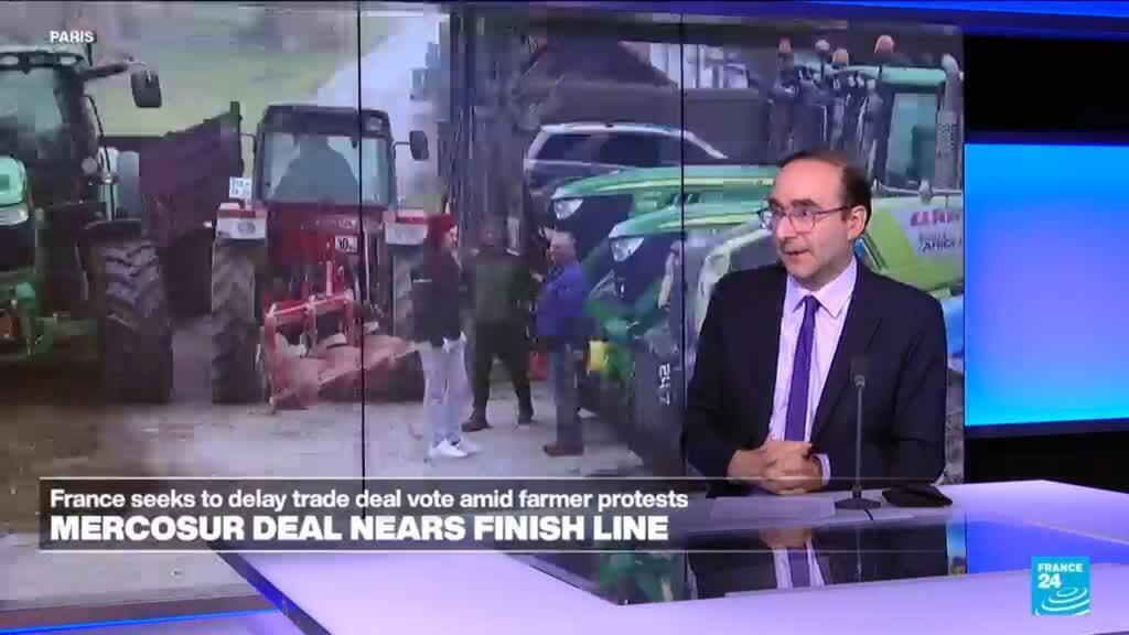 من الممكن أن تتأخر اتفاقية التجارة الحرة لماركوسور وسط الاحتجاجات الزراعية الفرنسية