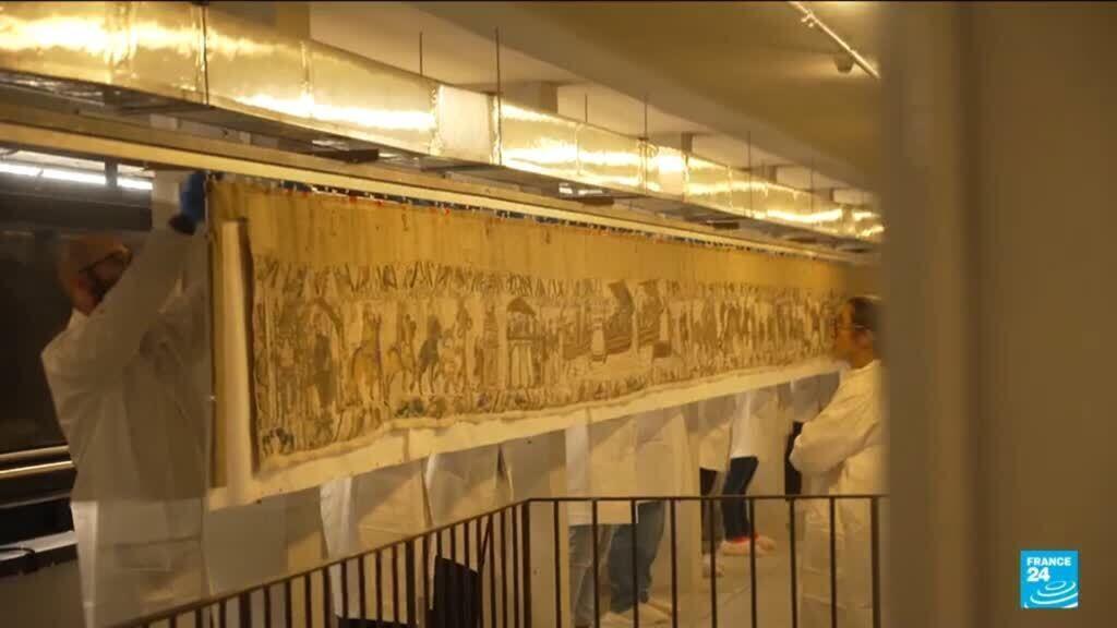 La France prépare le transfert de la tapisserie de Bayeux à Londres, un défi technique majeur
