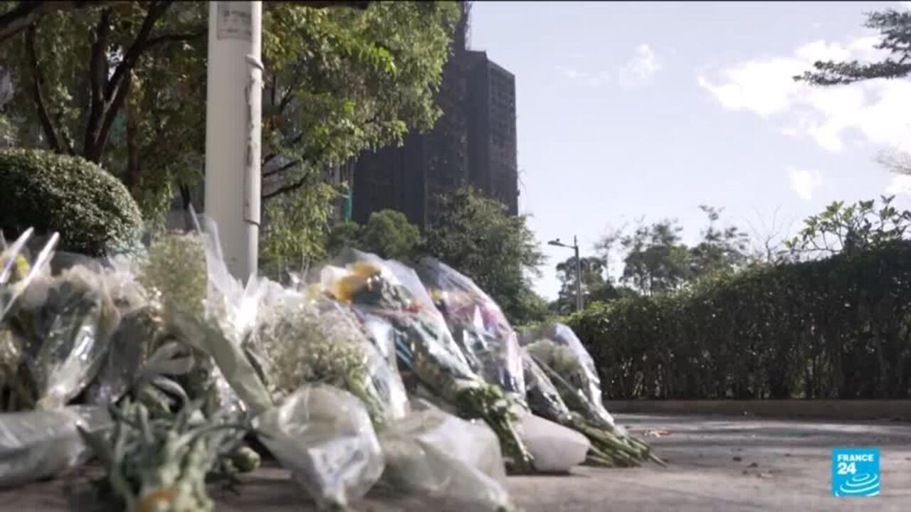 Hong Kong mourns victims of deadly building fire