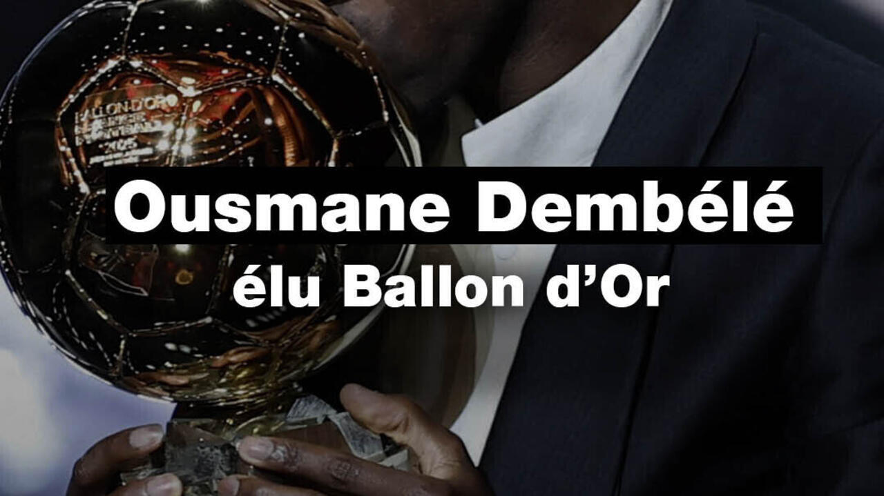 Ousmane Dembélé élu Ballon d’Or