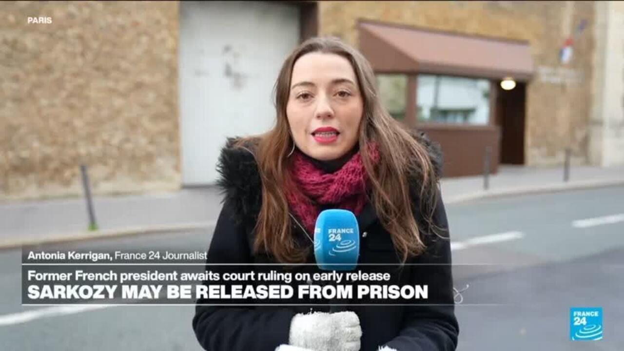  Former French president Nicolas Sarkozy awaits court rulling on early release